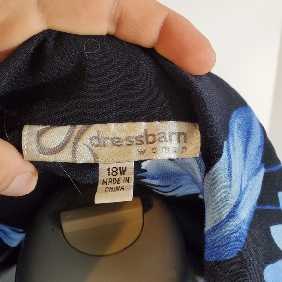 SOLD: Blue floral dress - Picture 4 of 4